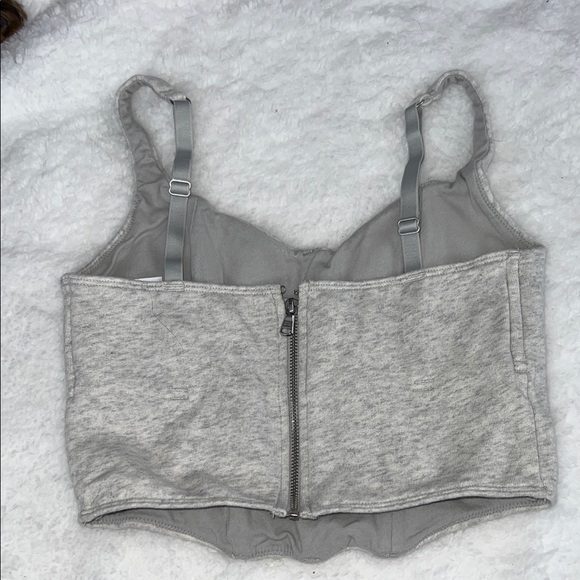 Hollister Tan and Gray Corset Tops - Picture 3 of 7